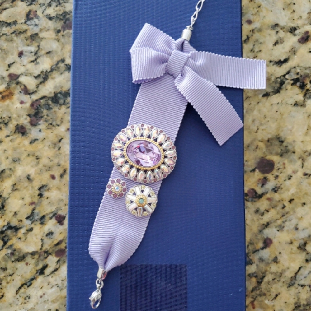 Swarovski regency ribbon bracelet